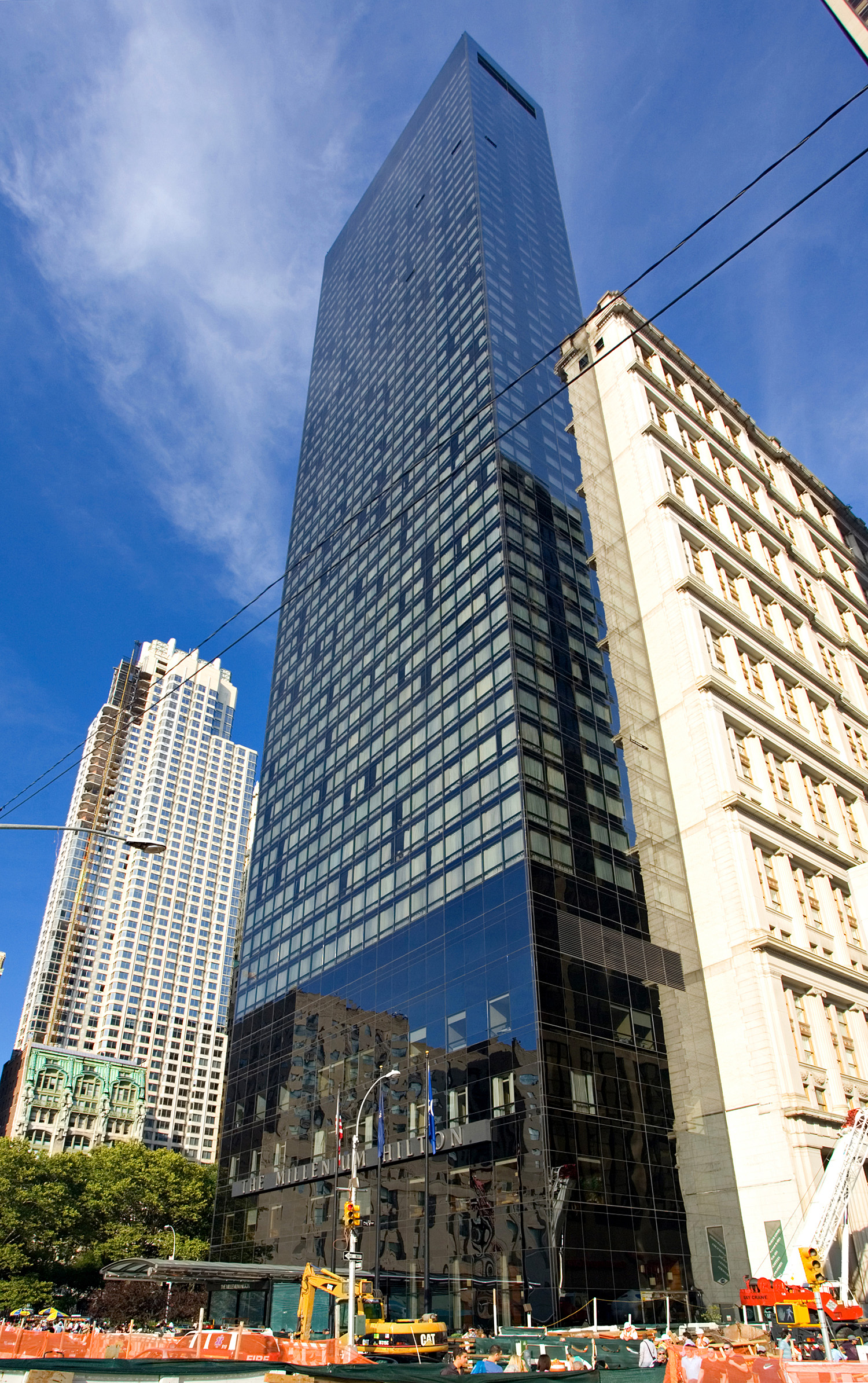 The Millenium Hilton, New York City - View from the west. © Mathias Beinling